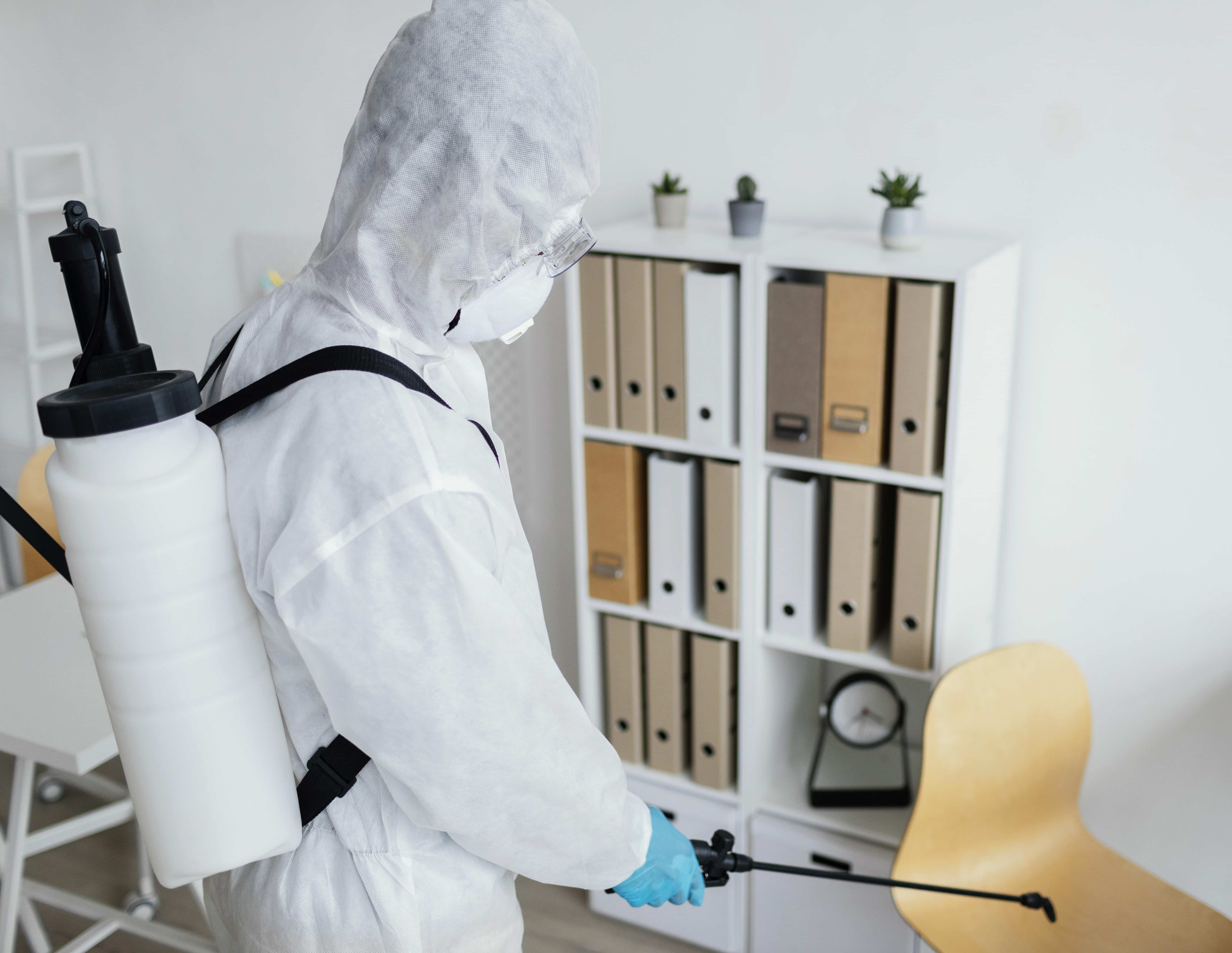 person-protective-equipment-disinfecting