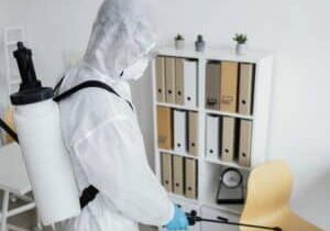 person-protective-equipment-disinfecting